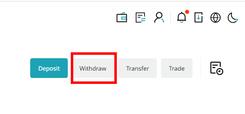 비트겟 withdraw