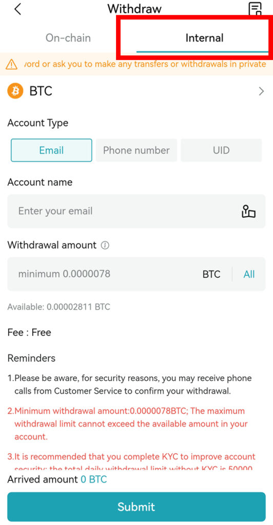 bitget internal