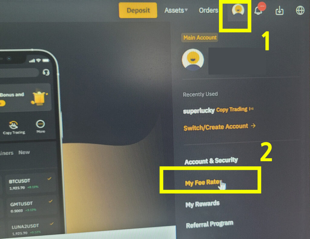 bybit my fee rate