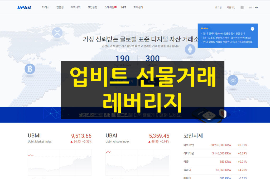 업비트 선물거래