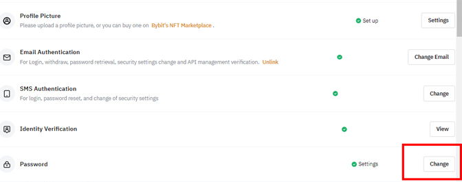 bybit password change