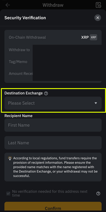 Destination Exchange