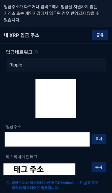 리플 데스티네이션 태그