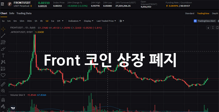 Front 코인 상장 폐지