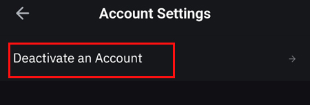 bybit Deactivate Account