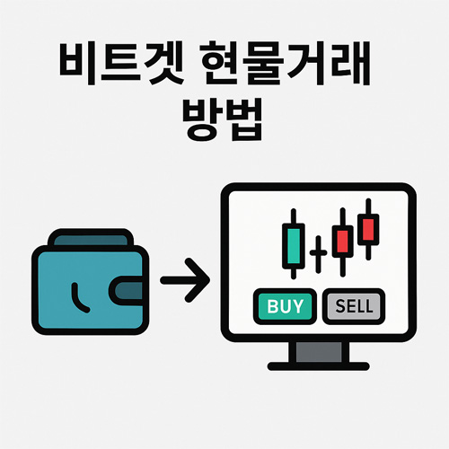 비트겟 현물거래 방법 인포그래픽